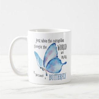 Caterpillar to Butterfly Mug