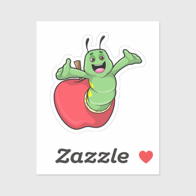 Caterpillar with Apple (Sheet)