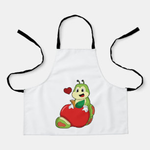 Caterpillar with Apple Apron