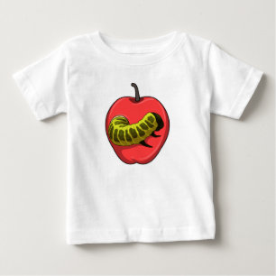 Caterpillar with Apple Baby T-Shirt