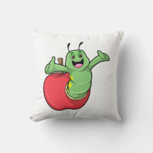 Caterpillar with Apple Cushion