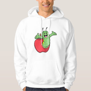 Caterpillar with Apple Hoodie