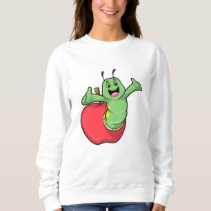 Caterpillar with Apple Sweatshirt