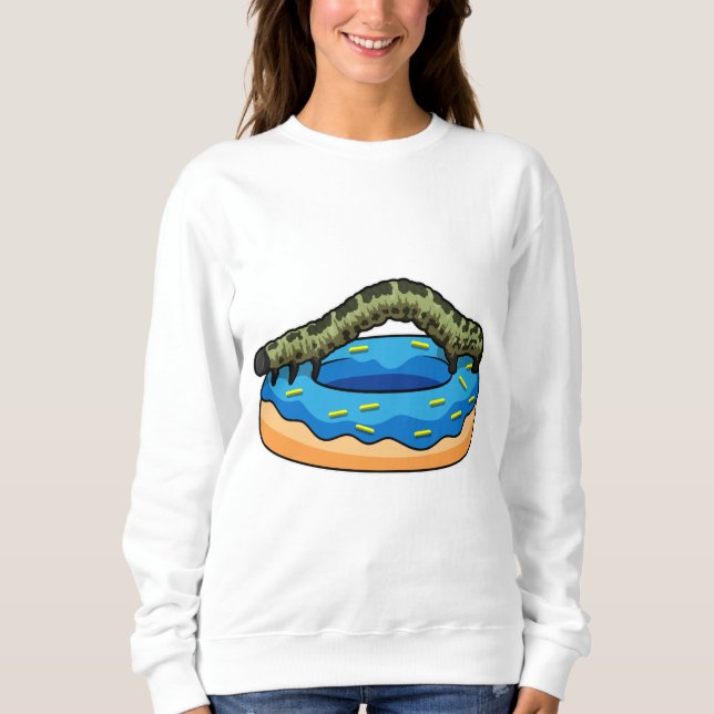 Caterpillar with Donut Sweatshirt (Front)