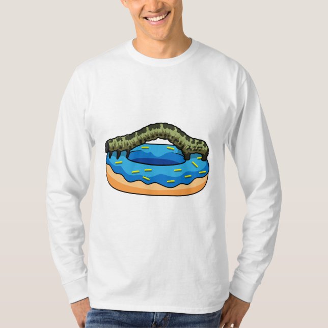 Caterpillar with Donut T-Shirt (Front)