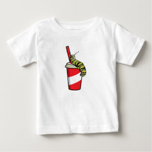 Caterpillar with Drink Baby T-Shirt