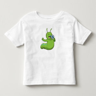 Caterpillar with Flower Daisy Toddler T-Shirt