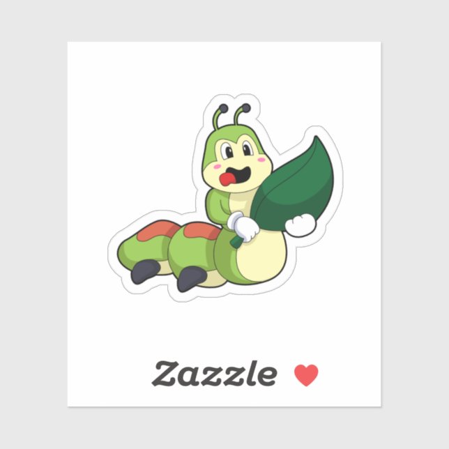 Caterpillar with Leaf (Sheet)