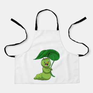 Caterpillar with Leaf as Parasol Apron