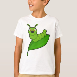 Caterpillar with Leaf T-Shirt