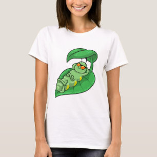Caterpillar with Leaf T-Shirt