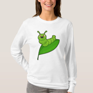 Caterpillar with Leaf T-Shirt