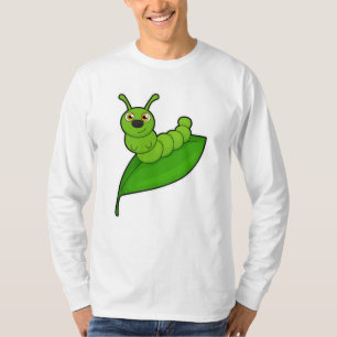 Caterpillar with Leaf T-Shirt