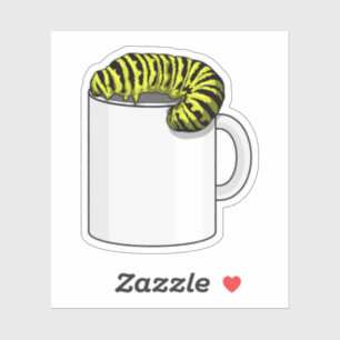 Caterpillar with Mug