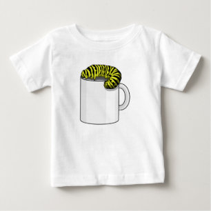Caterpillar with Mug Baby T-Shirt