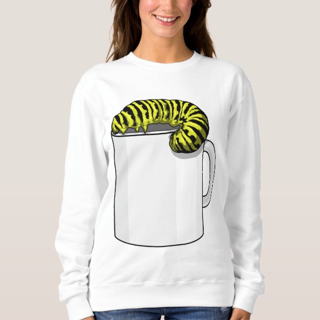 Caterpillar with Mug Sweatshirt (Front)