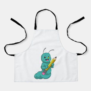 Caterpillar with Pencil Apron