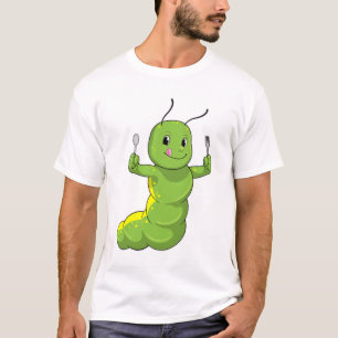 Caterpillar with Spoon & Fork T-Shirt