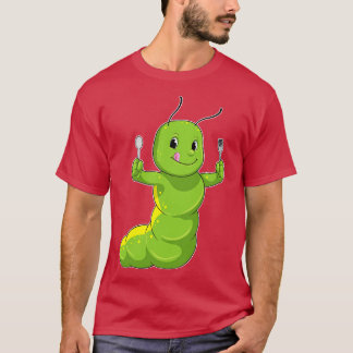 Caterpillar with Spoon Fork T-Shirt