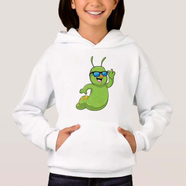 Caterpillar with Sunglasses (Front)