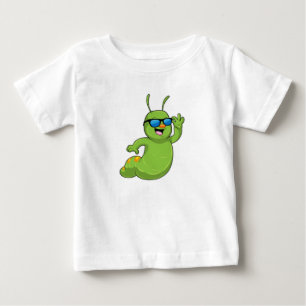 Caterpillar with Sunglasses Baby T-Shirt