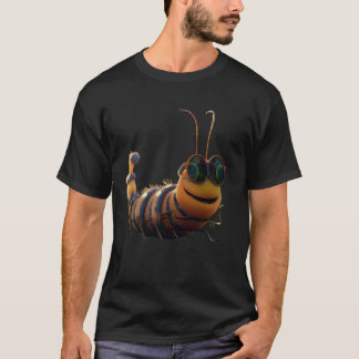 Caterpillar with Sunglasses Funny Cute Caterpillar T-Shirt
