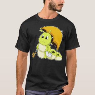 Caterpillar with Umbrella T-Shirt