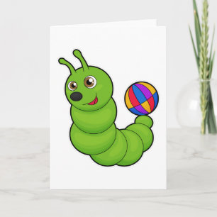 Caterpillar with Water polo Card