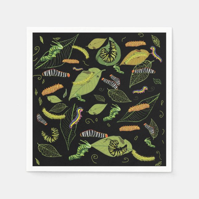 Caterpillars Heaven Napkin (Front)