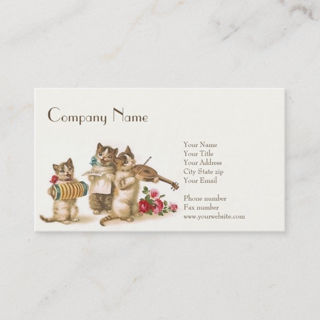 Caterwauling Business Card 3.5" x 2", 100 pack (Front)