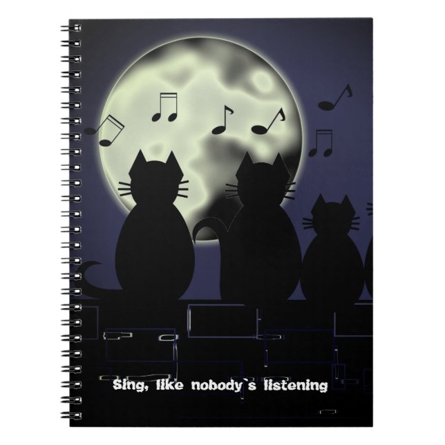 caterwauling by moonlight notebook (Front)