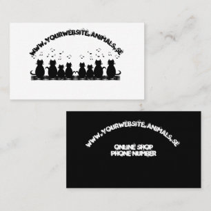 caterwauling Personalise Business Card