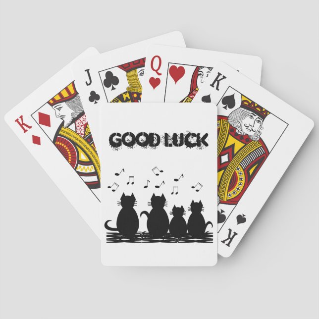 caterwauling playing cards (Back)