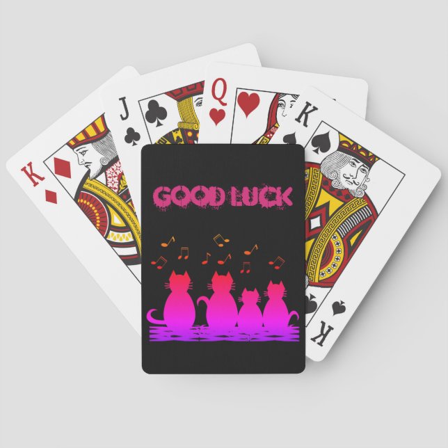 caterwauling playing cards (Back)