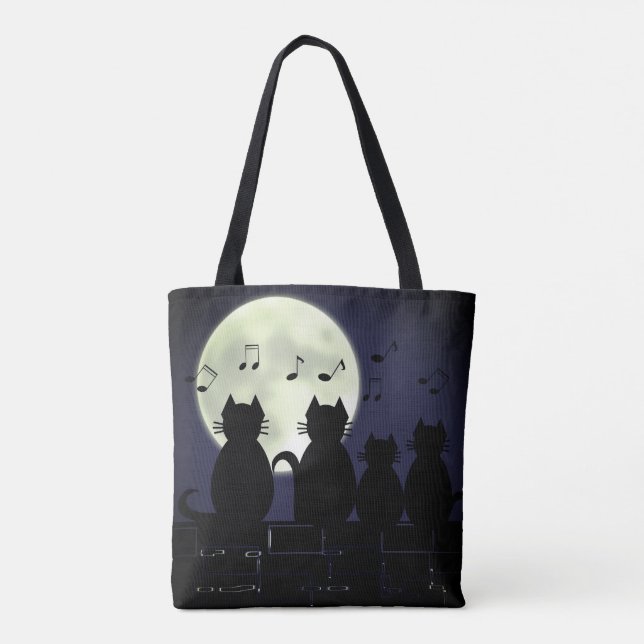 caterwauling tote bag (Back)