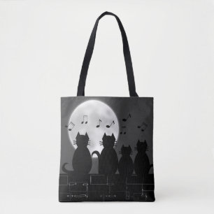 caterwauling tote bag