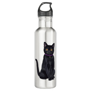 CatFans - Bombay Black Cat 710 Ml Water Bottle