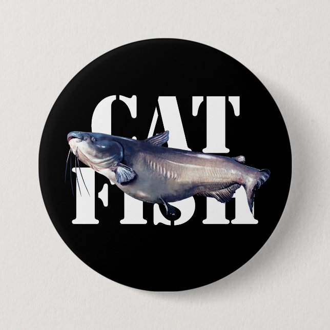 Catfish 7.5 Cm Round Badge (Front)