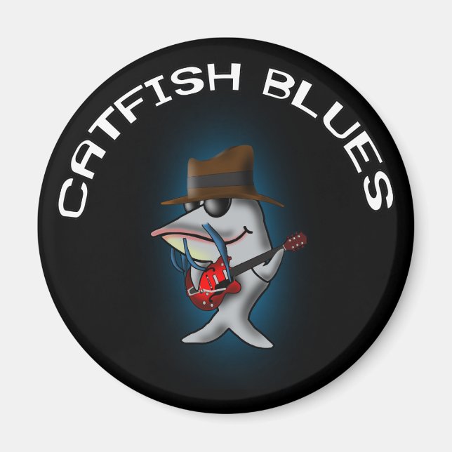 Catfish Blues Magnet (Front)