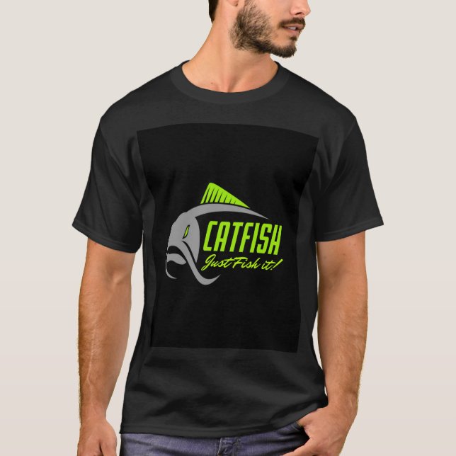 catfish design T-Shirt (Front)