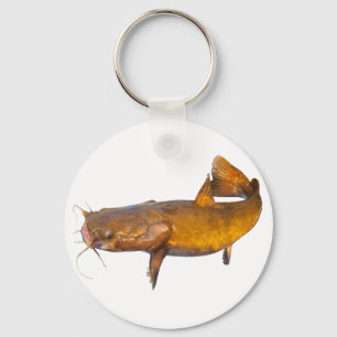 Catfish Fishing Key Ring