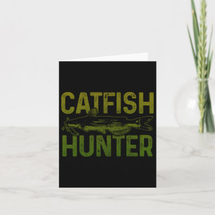 Catfish Hunter Catfish Fishing Gift  Card