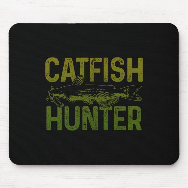 Catfish Hunter Catfish Fishing Gift  Mouse Mat (Front)
