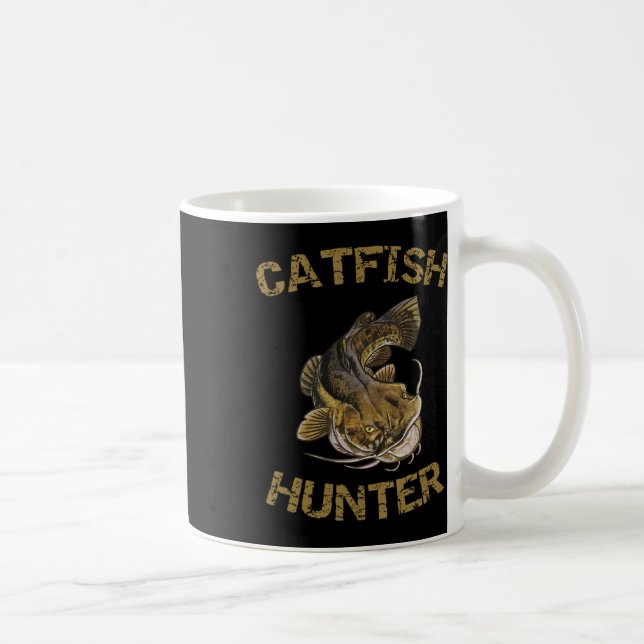 Catfish Hunter Catfish For Catfish Fisherman  Coffee Mug (Right)