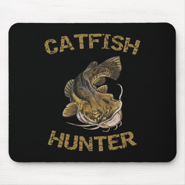 Catfish Hunter Catfish For Catfish Fisherman  Mouse Mat (Front)