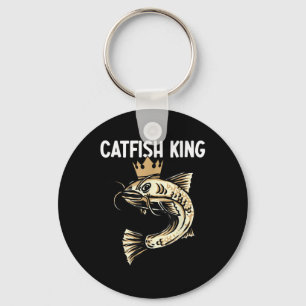 Catfish King – Fishing Enthusiast Fisherman Fishin Key Ring
