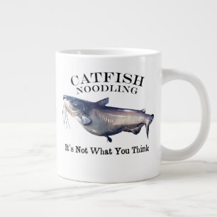 Catfish Noodling It's Not What you Think Large Coffee Mug