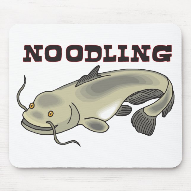 Catfish Noodling Mouse Mat (Front)