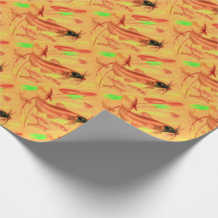 catfish print wrapping paper