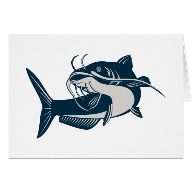 catfish swimming up (Front Horizontal)